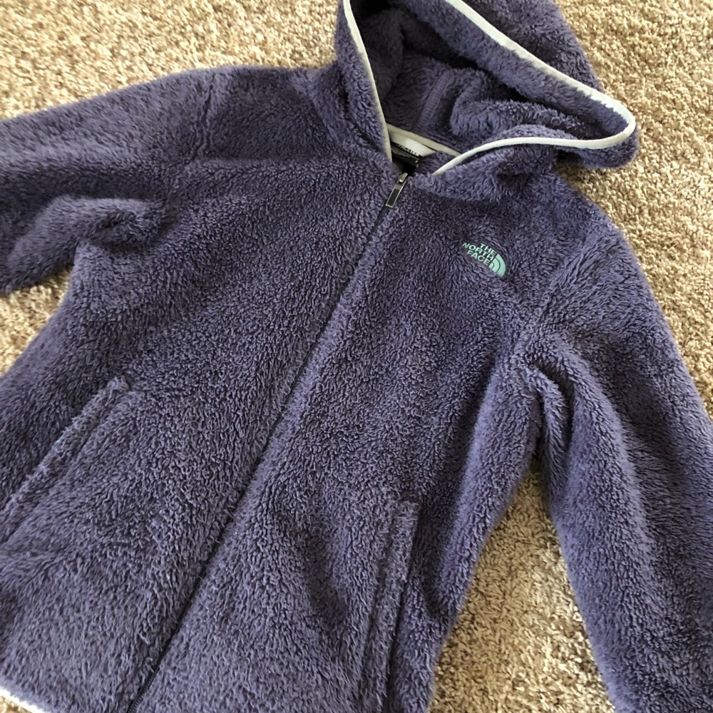 The North Face fuzzy zip up